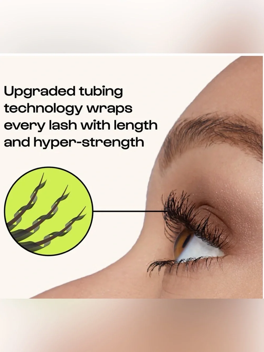 NWT. alleyoop Go the Distance Lengthening & Strengthening Tubing Mascara - Black